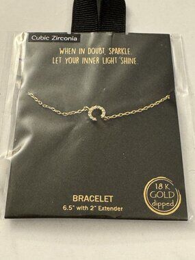 Bracelet 18 Kt Gold Dipped Letter C Bracelet BB4